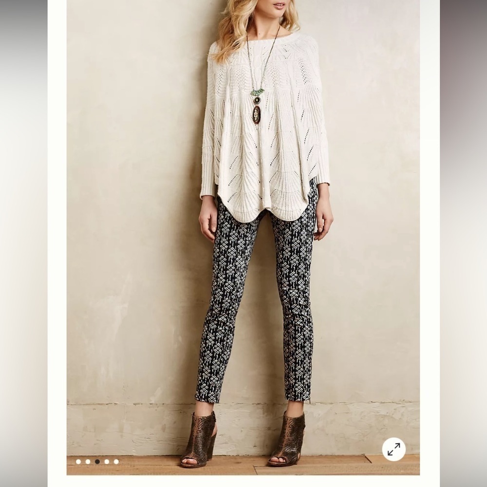 EUC Pilcro and the letterpress by Anthropologie skinny pants size 28